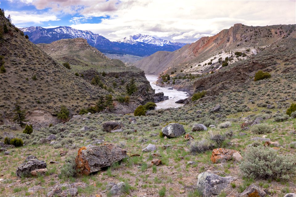 Views of the Black Canyon of the Yellowstone River