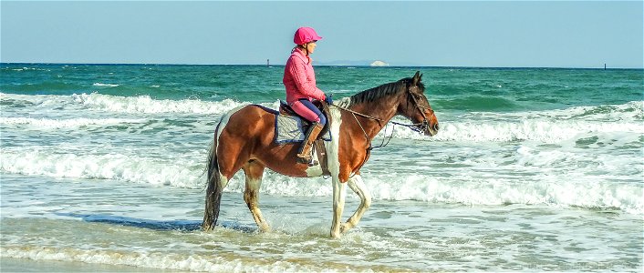 White Horses, waves that are white at the top. photo