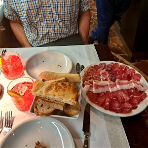 Negronis Bread and Meat  Roscioli Salumeria con Cusina Rome Italy
