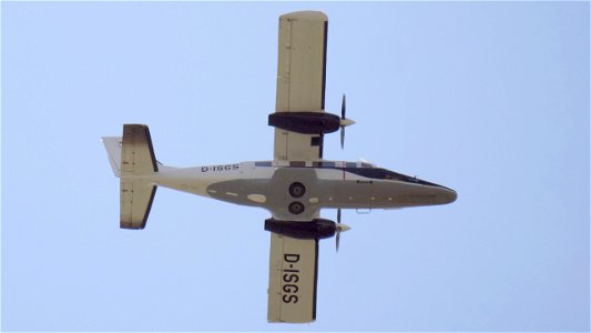 Partenavia AP.68TP-600 Viator D-ISGS SVEGE Flight Inspection (4000 ft.)