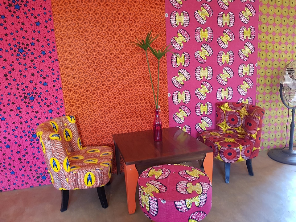 Living room exhibition furniture