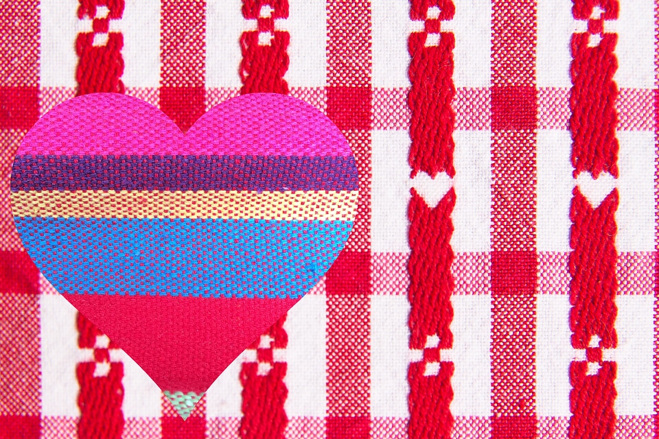 Valentine's day love tablecloth