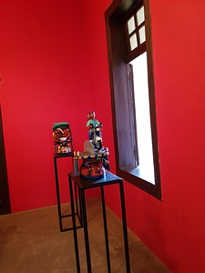 Museum sculpture statuette