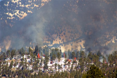 Dry Lake Hills burn project January 2023