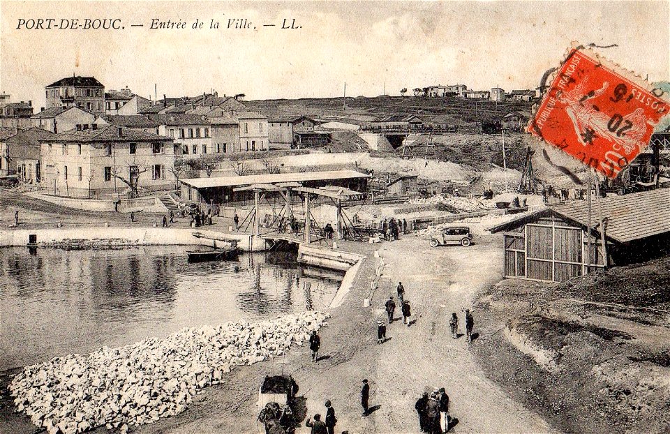 Port-de-Bouc : Entrée du Canal de Fos