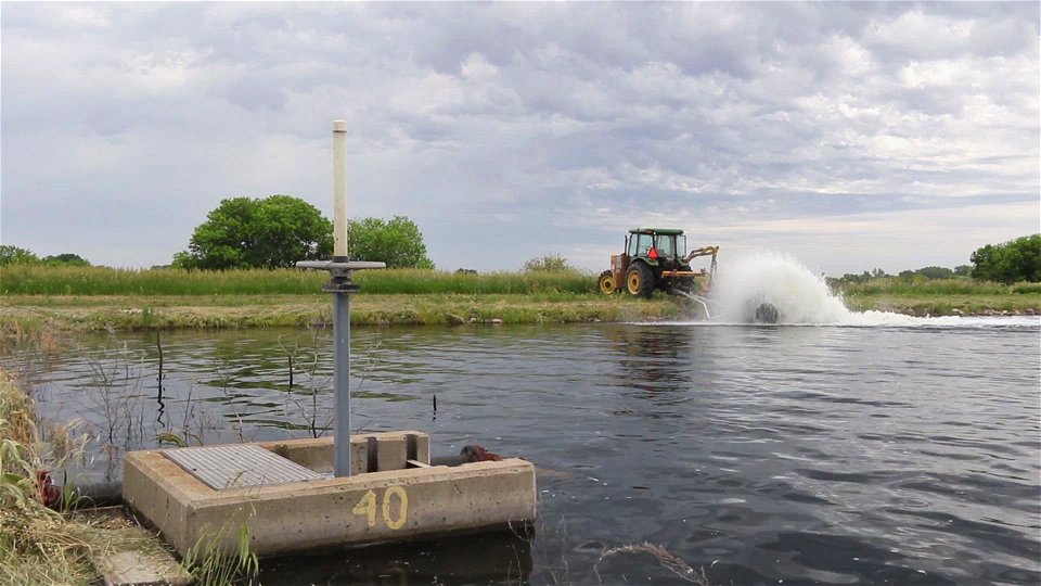 Tools Used at a Hatchery Pond photo