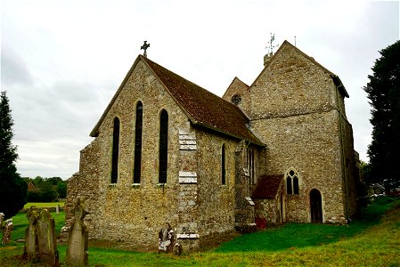 HARRIETSAM TQ 85 SE 4/8 Church of St. John 26.4.68. The Baptist GV I Parish church. Late C11 or C12, C13, C14 and C15. Ragstone, with plain tile roof. West tower, nave, south aisle, south porch, south chapel, chancel, 2 stages of a north tower (converted,