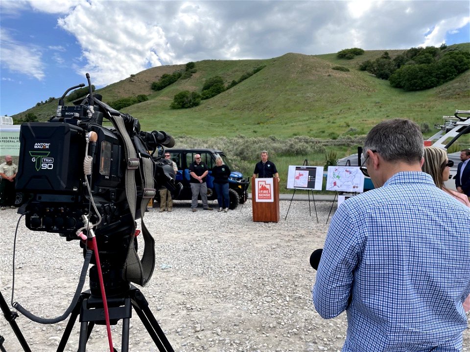 Presentations were filmed by the media