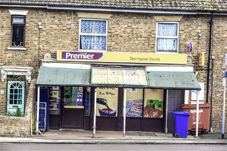 Davington Stores Faversham. An example of a shop surviving in a row of terraced houses.