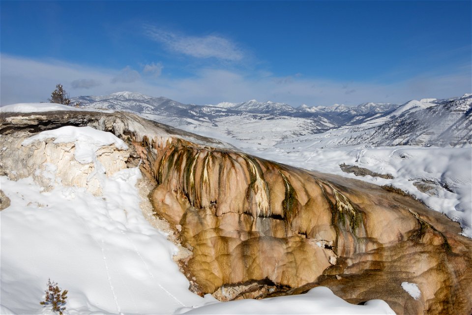 Cupid Spring in the snow (2) photo