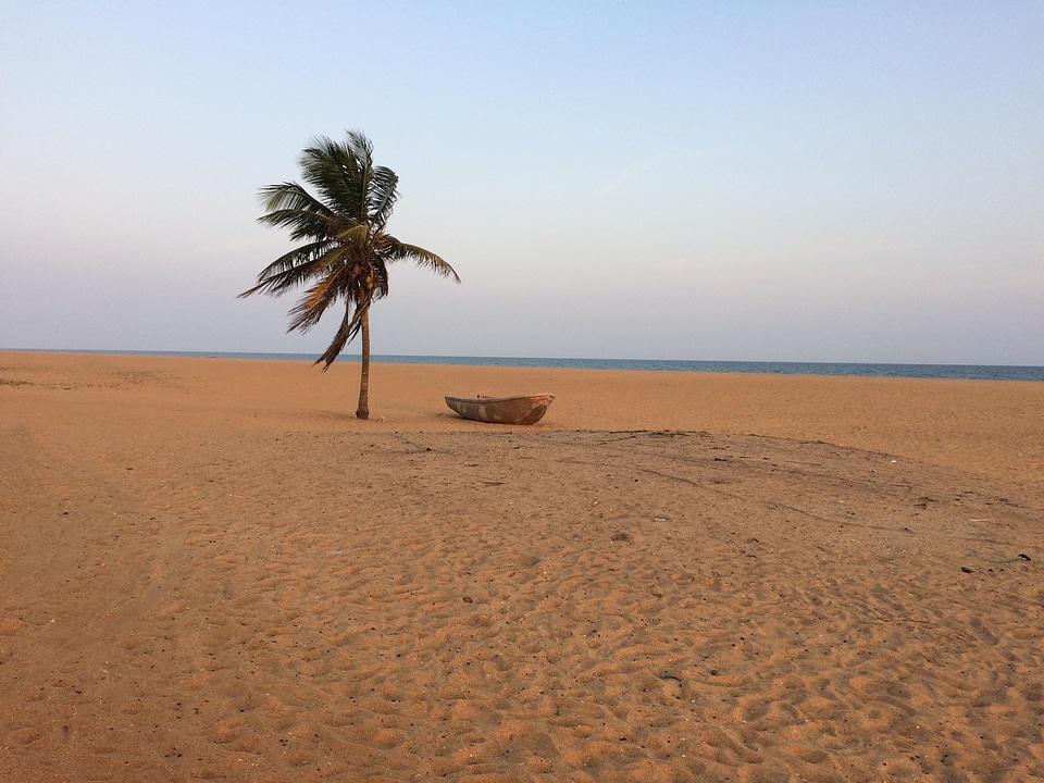 Beach sky boat photo