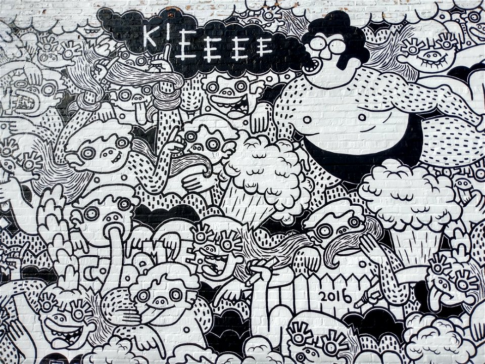 Mural on Oakton in Skokie, IL