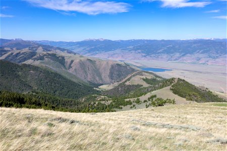 Custer-Gallatin National Forest, Emigrant Peak Trail: overlooking Daly Lake photo