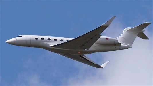 Gulfstream G650  HB-IVJ Boutique Aviation from Zurich (3600 ft.)
