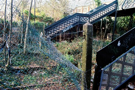 Footbridge at site of Spencer Road halt.