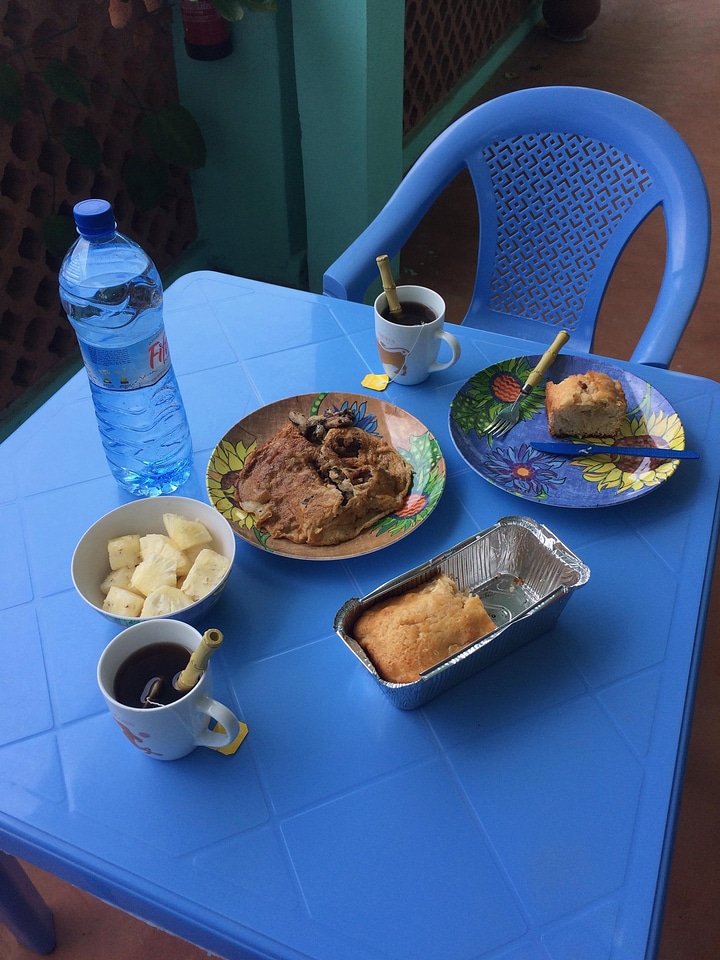 Food breakfast water
