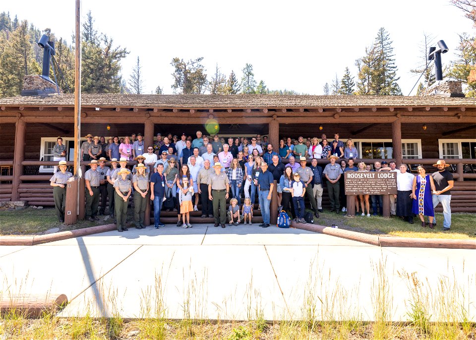 Congressional delegation visit August 19, 2022: group photo