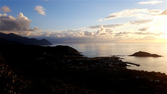 Côte Ouest du Cap Corse vu de Cannelle, Centuri, Haute-Corse