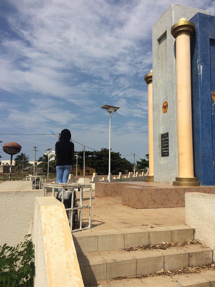 People woman building
