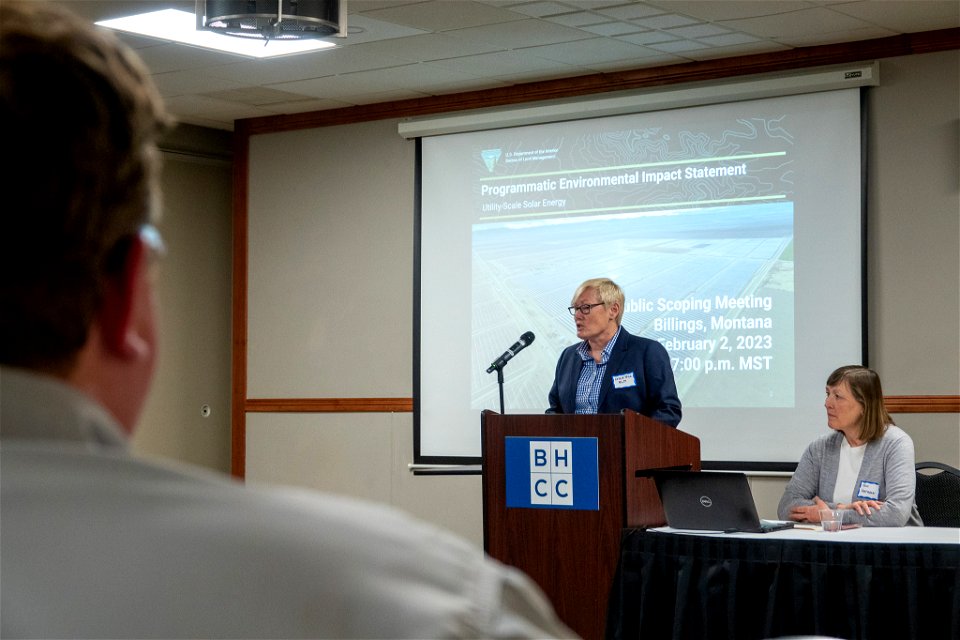 Leslie Hill, BLM Solar Programmatic EIS team
