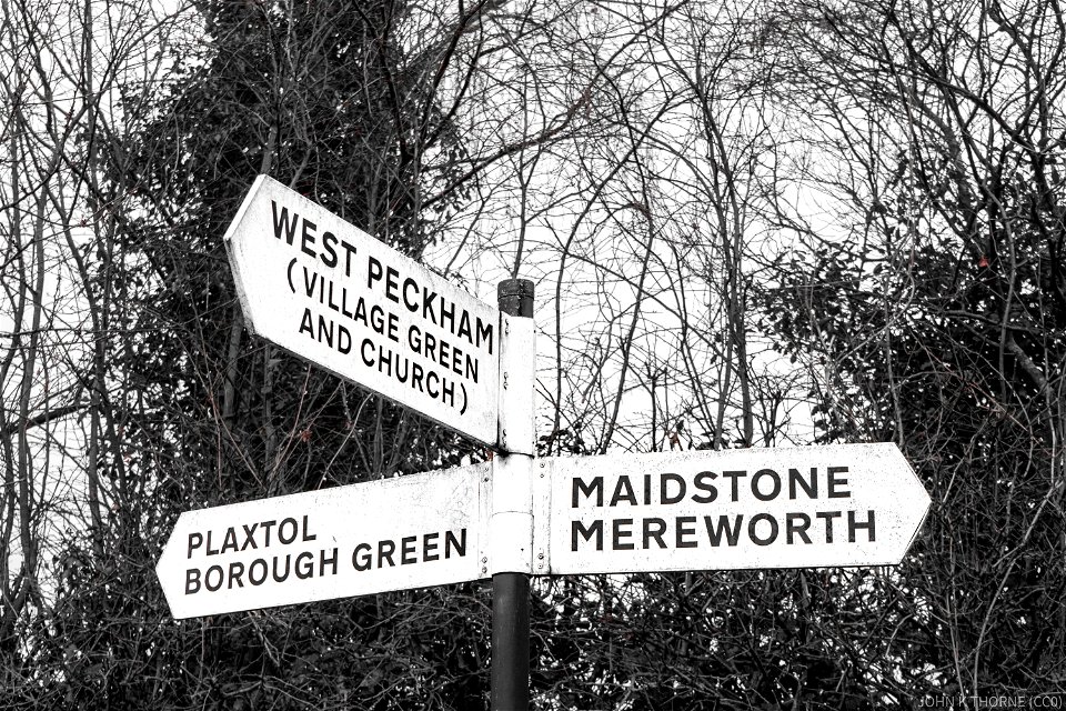 WEST PECKHAM (Village Green and Church)