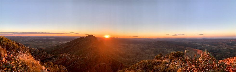 Sunrise at Mt Sonder photo