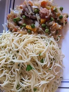 Spaghetti food delicious