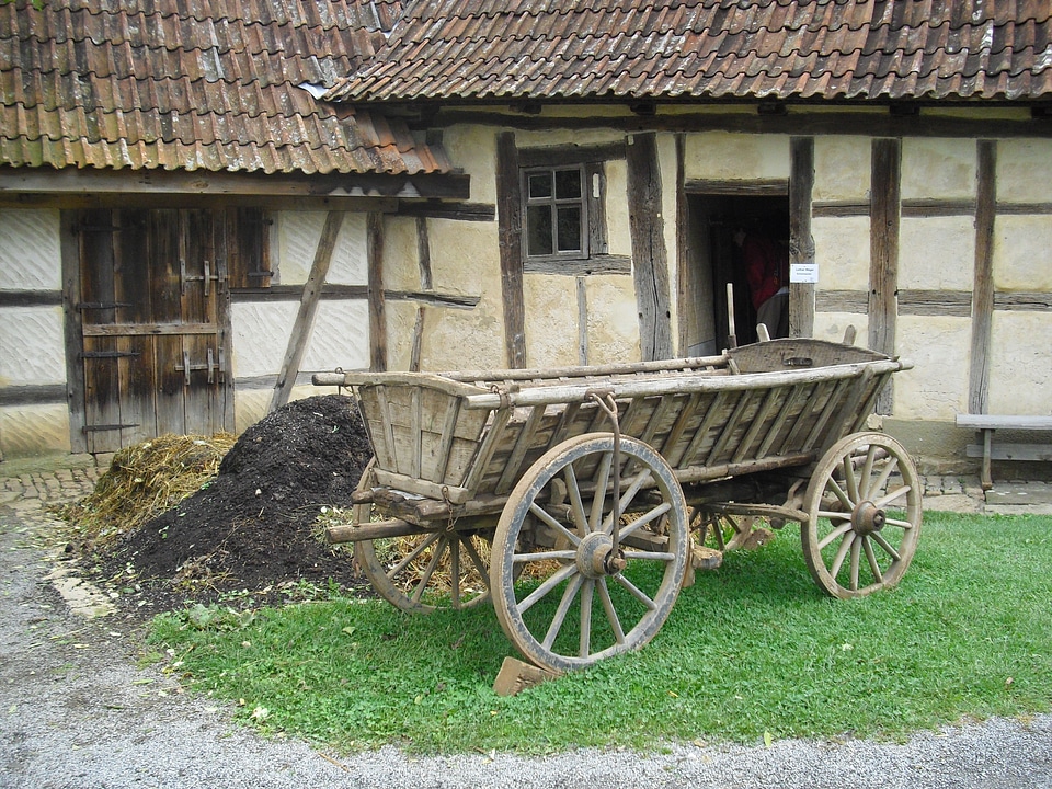 Building farmhouse fachwerkhaus