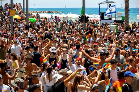 TLV_Pride_Parade_2021. Corona? photo