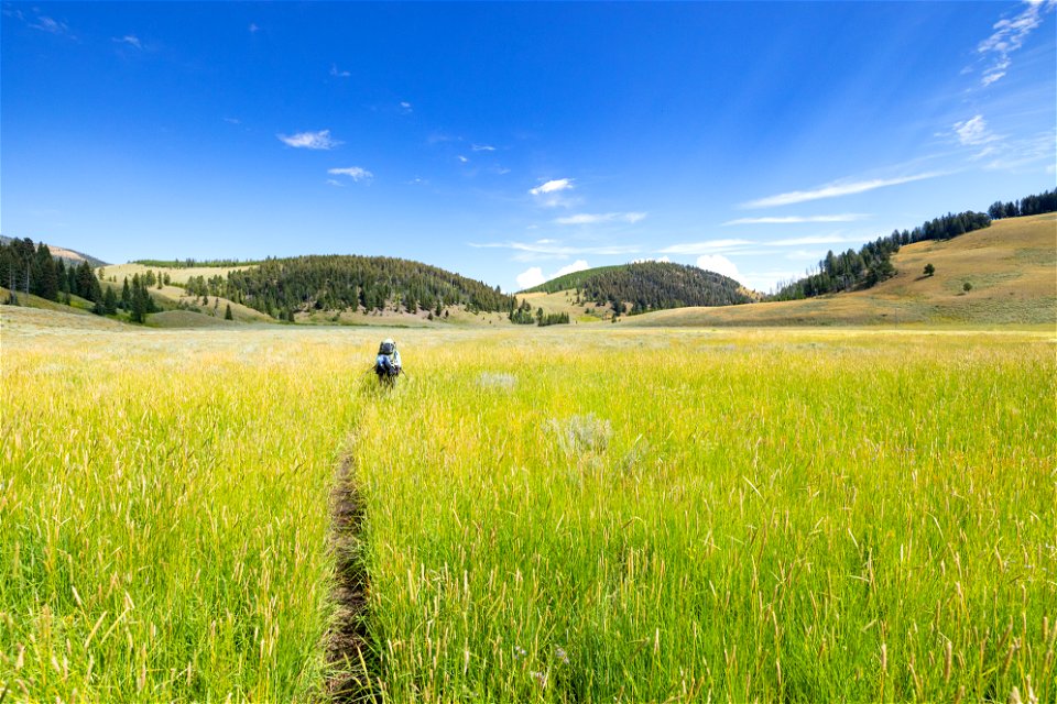 Hiking the Fawn Pass Trail along Glen Creek