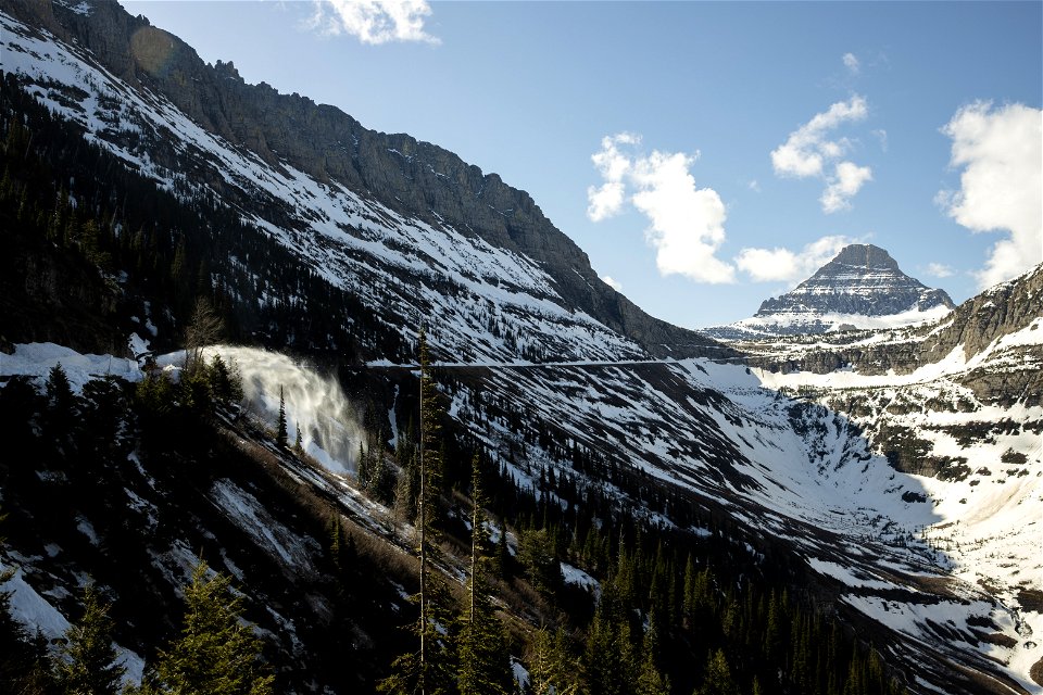 Plowing Going-to-the-Sun Road in 2023 photo