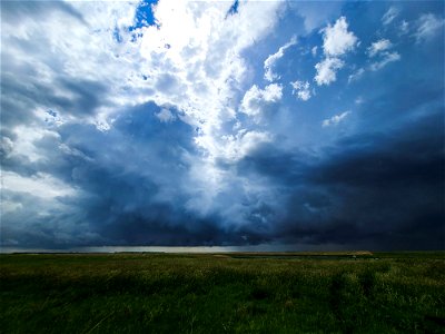 Stormy Skies over Althen WPA Lake Andes Wetland Management District South Dakota photo
