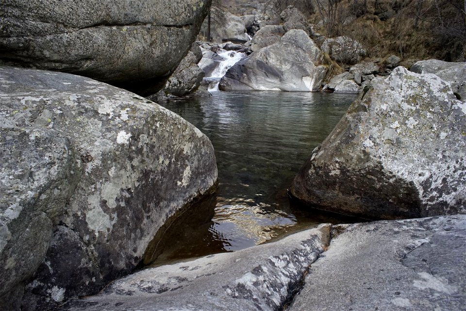 Mountain scene photo