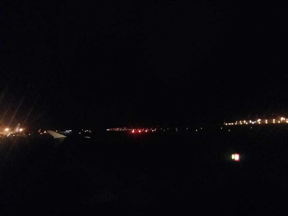 Nocturnal street lamps plane