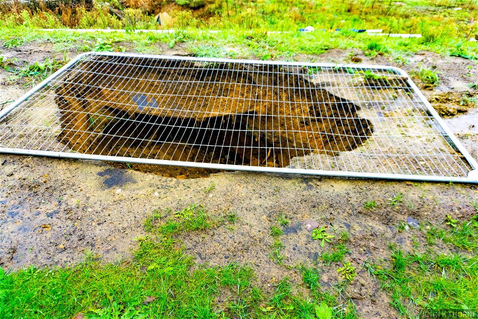 Sink Hole  Hermitage Lane Barming