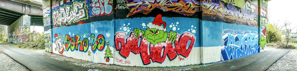Christmas Graffiti Under The M20 photo