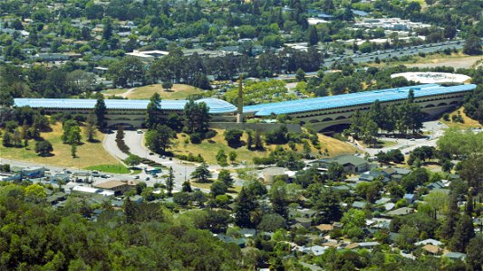 Above the Marin Civic Center