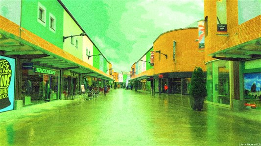 Fremlin Walk Maidstone Pastel Colours