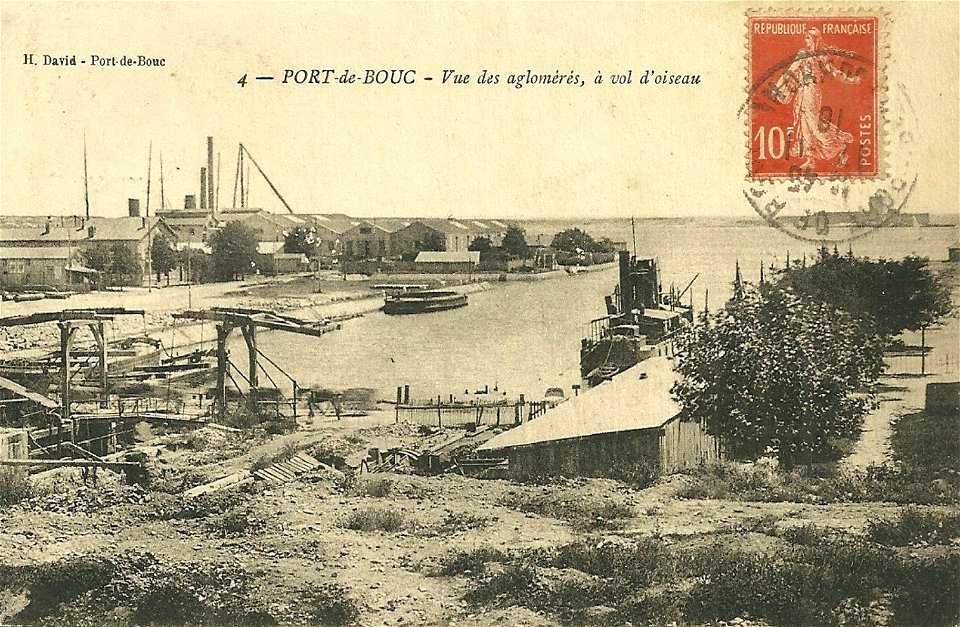 Port-de-Bouc : Entrée du Canal de Fos