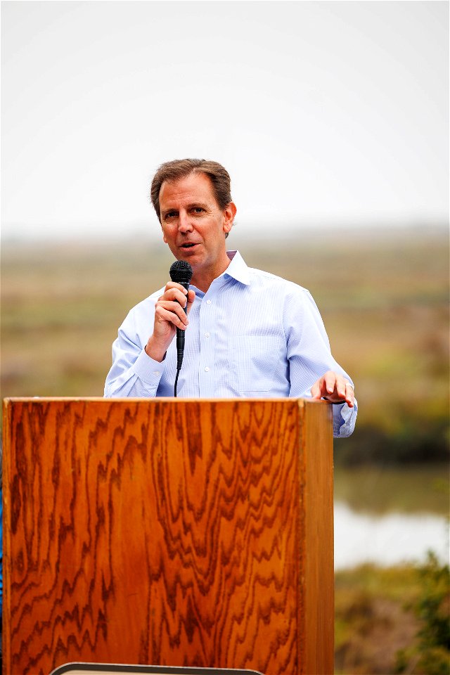 Regional director speaks during opening ceremony photo