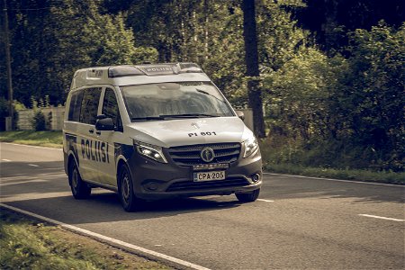 Finnish police van