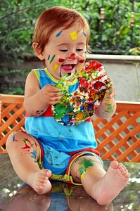 Face human happiness