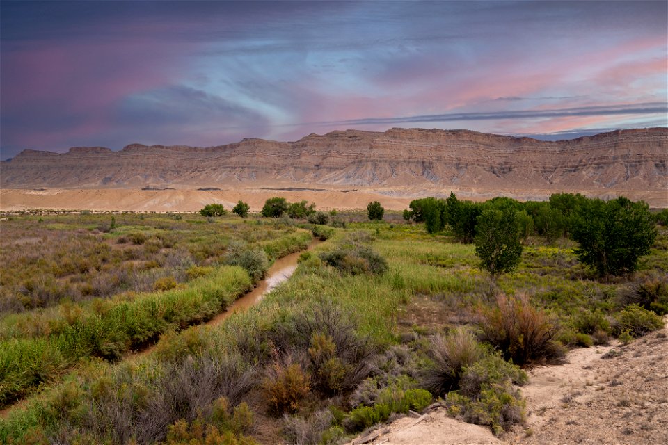 Lower Price River Utah.  Photo Credit Clint Wirick/USFWS