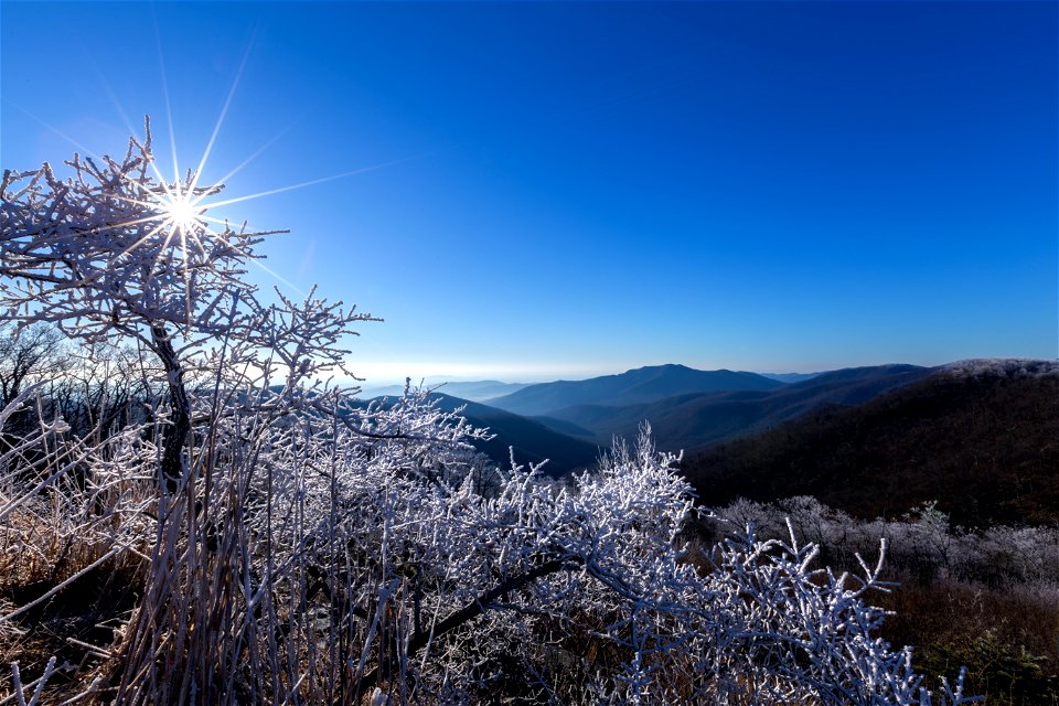 Winter Sunrise Pinnacles Overlook photo