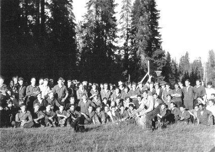 Peterson Prairie CCC Camp from 1933-USDA Forest Servce photo. photo