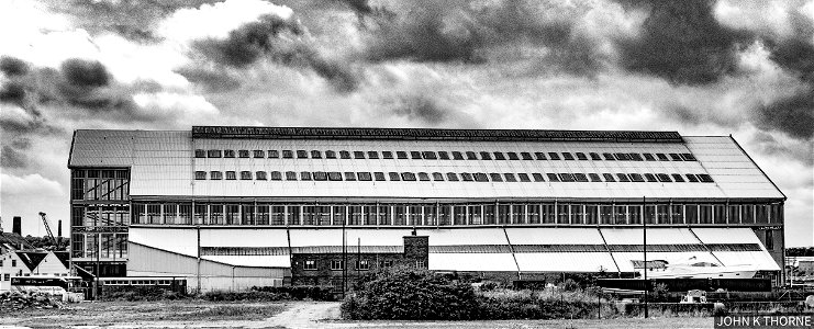 Chatham Dockyard, covered slip to N of No 5 Slip
