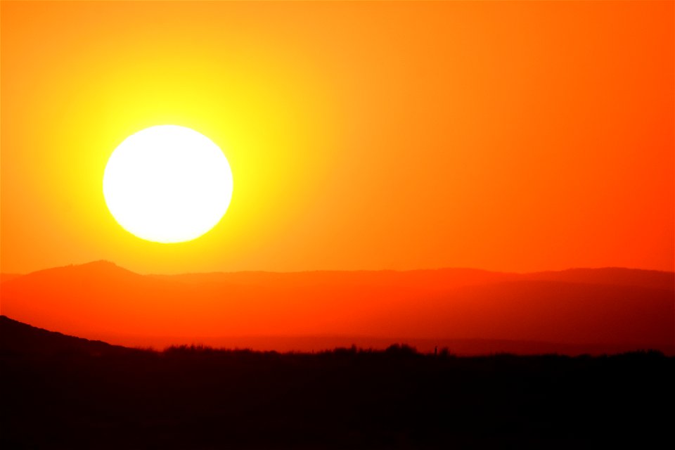 Sunset over the sage steppe at Seedskadee National Wildlife Refuge