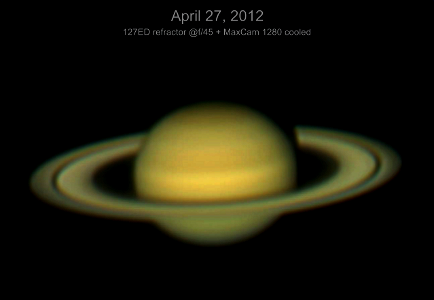 Saturn on April 27, 2012 photo