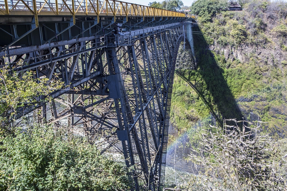 Bridge metal landscape