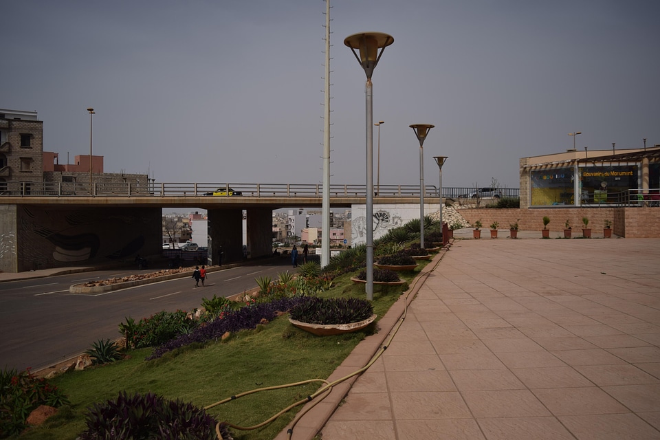 Cityscape building roads